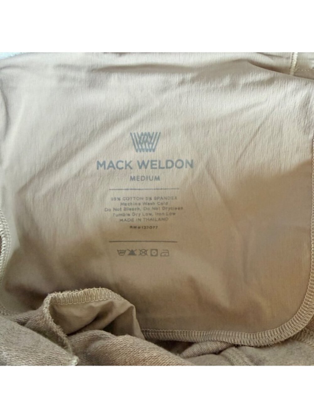 Mack Weldon Mens Ace Sweatpant Joggers Gray Medium - Picture 4 of 5